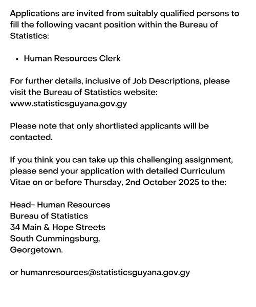 Web vacancy-HR Clerk