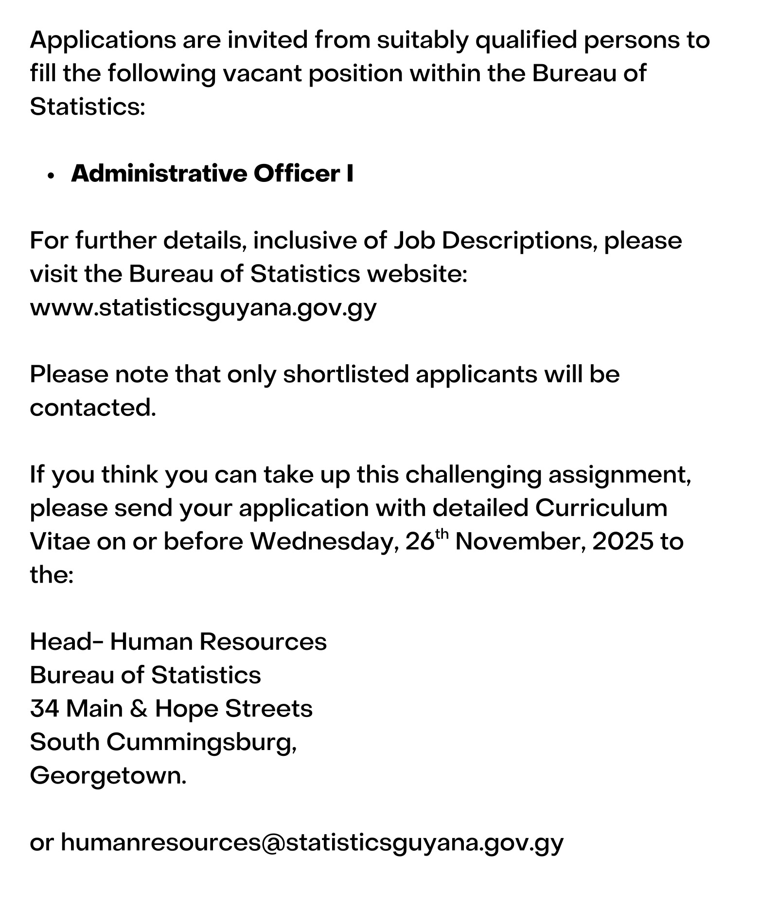 Vacancy ad for website (1)